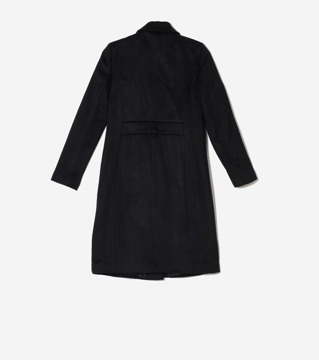 ノッチラペル ウールコート womens.