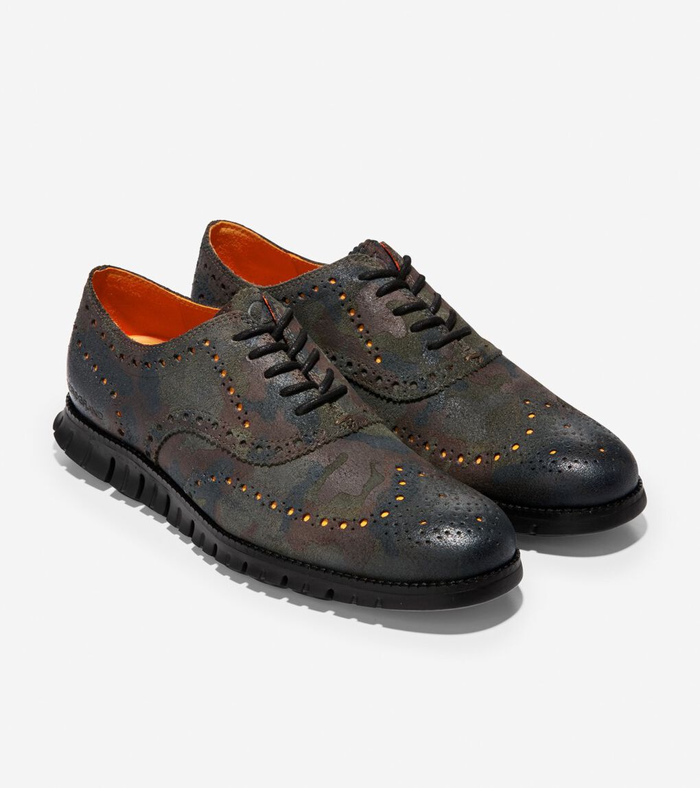 ゼログランド ウィングチップ オックスフォード mens.