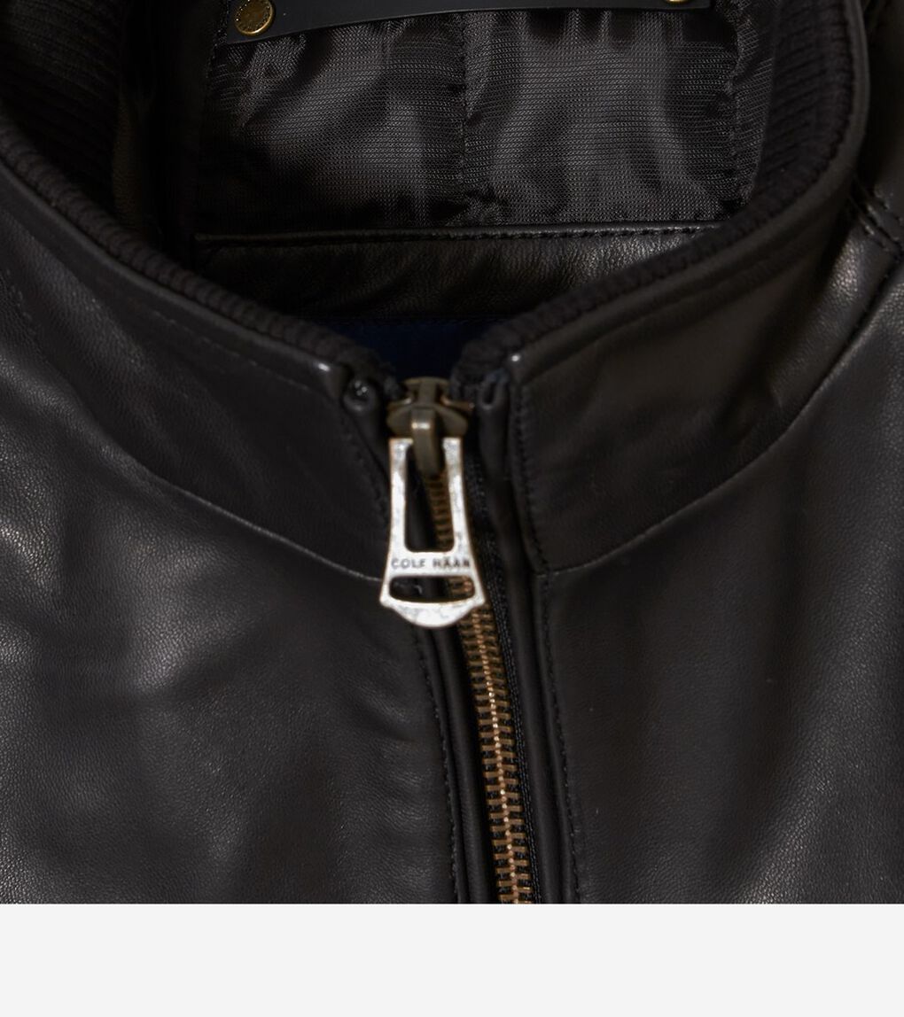 スムーズ ラム レザー ジャケット mens.