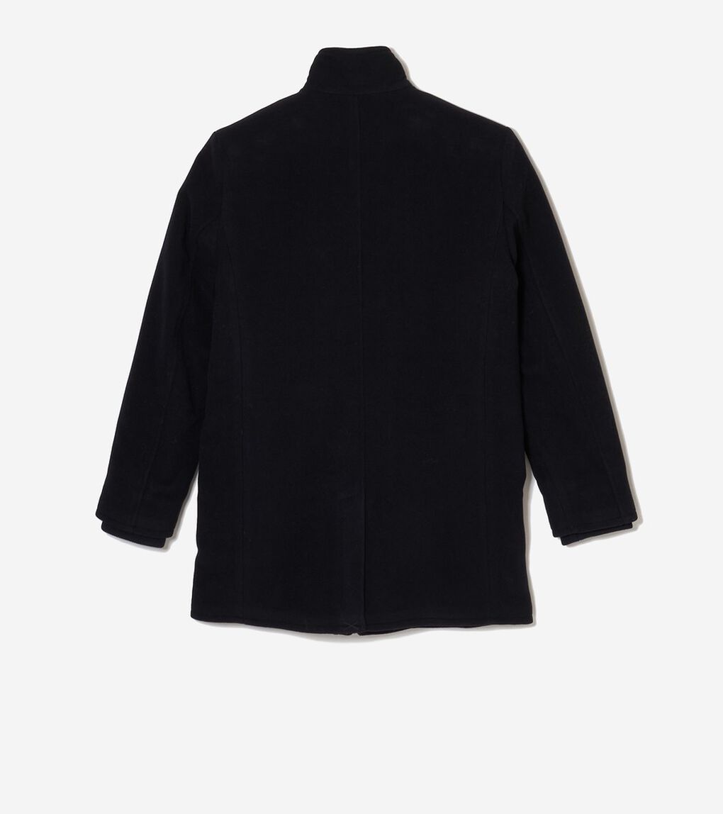スタンドカラーカーコート mens.