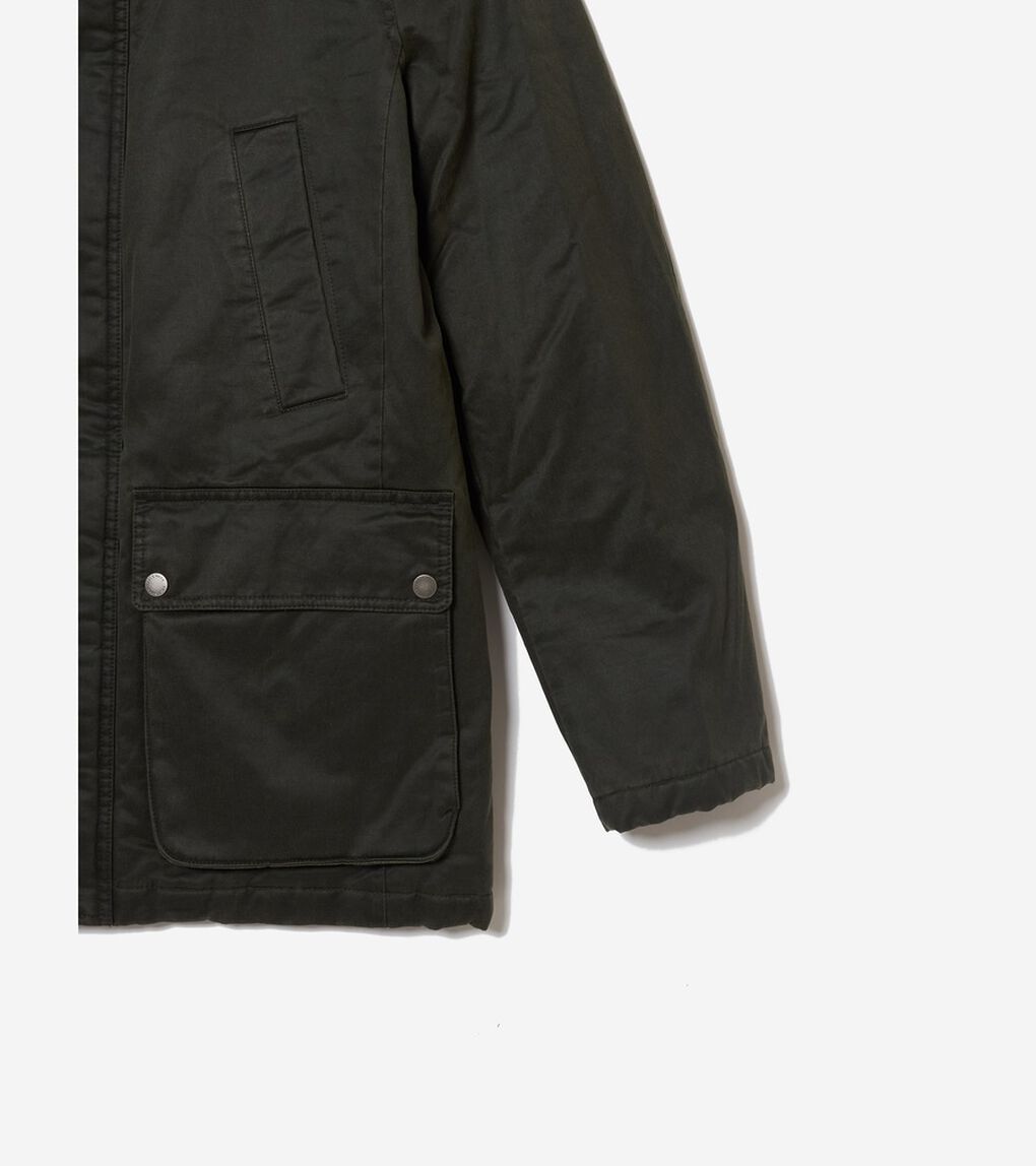 コーテッドコットンレインジャケット mens.