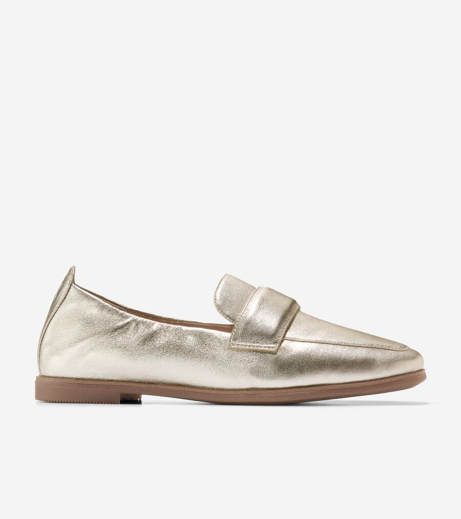 Rose gold loafers best sale