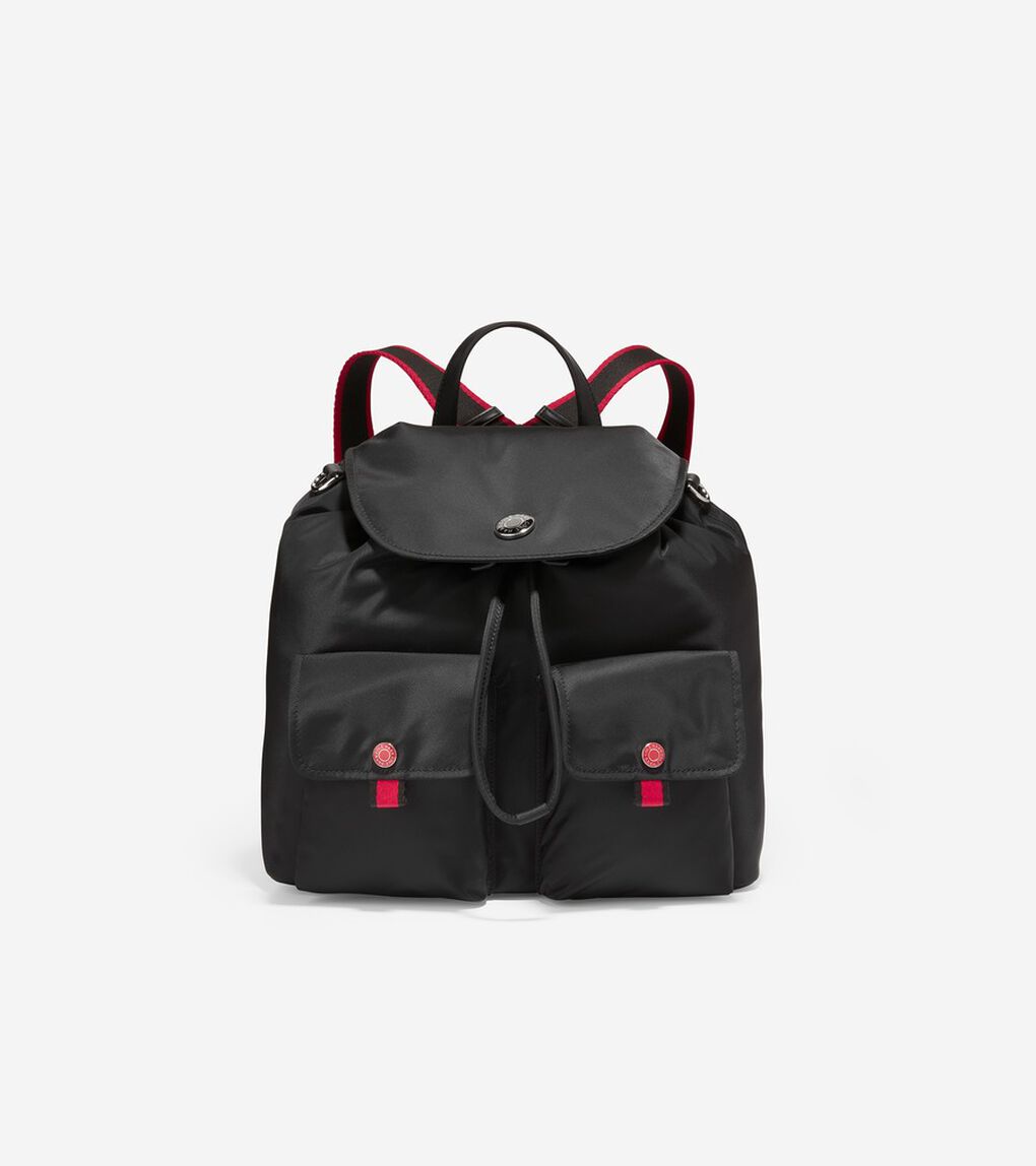 ナイロン フラップ バックパック womens.