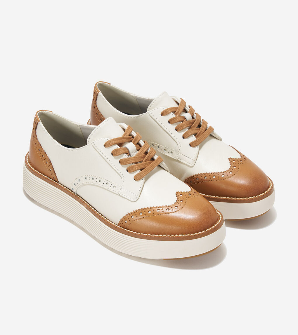 グランド シティモーション ウィングチップ オックスフォード womens.