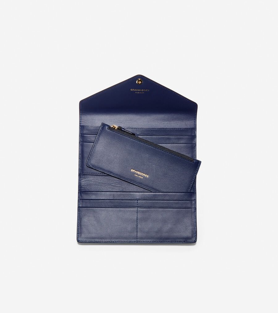 【アーモンド☆EYE】コールハーン COLE HAAN お財布 長財布 Cole Haan - コールハーン 長財布 - ベージュ×ゴールドの通販 by