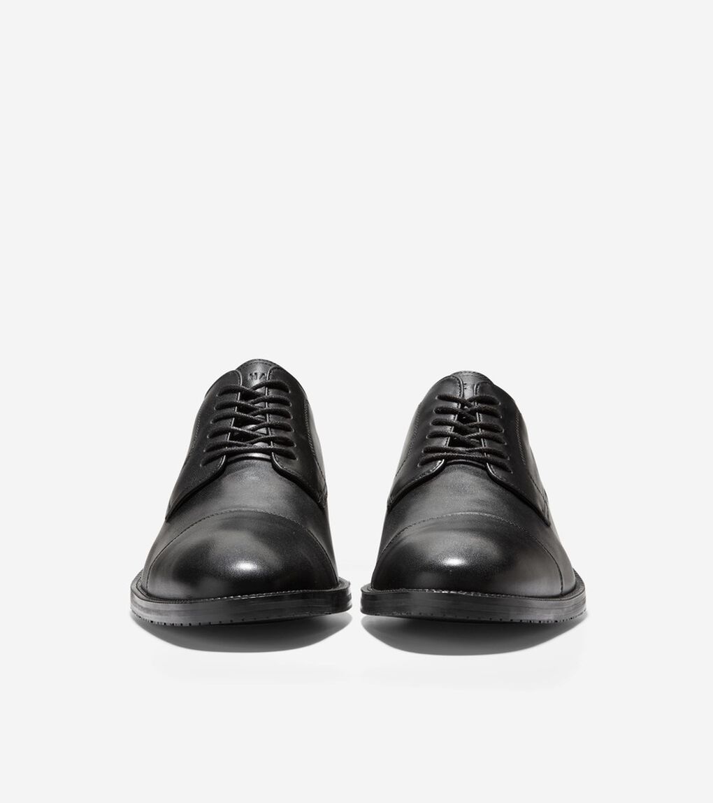 モダンエッセンシャル キャップトゥ オックスフォード mens.