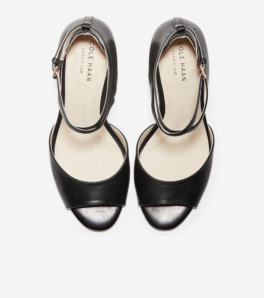 セイディ グランド オープントゥ ウエッジ サンダル womens