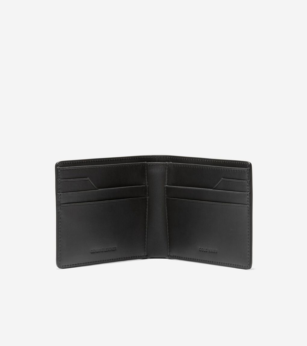 レザースリムフォールドウォレット mens
