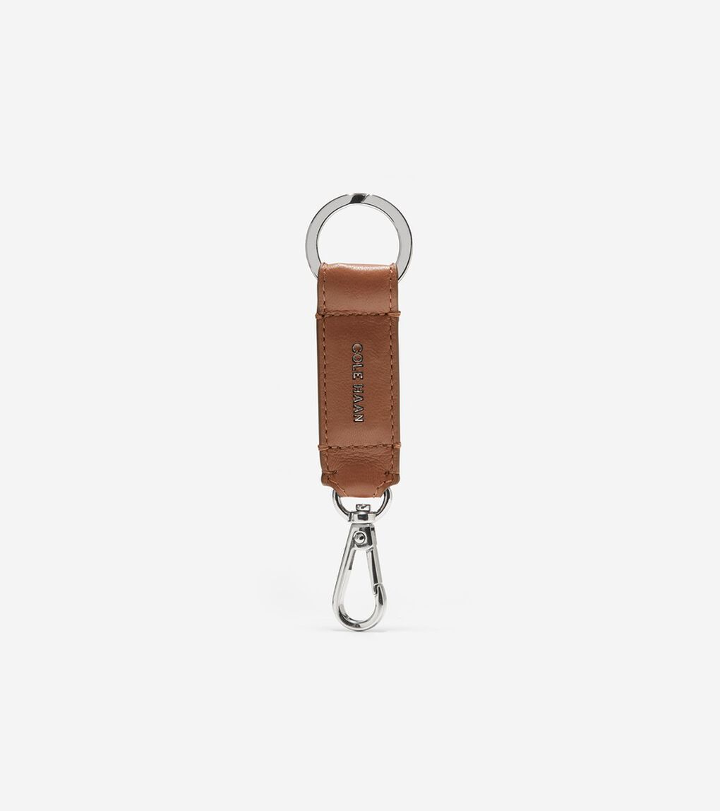 カラー ブロック ウォレット レザー キー フォブ ウィズ ロブスター クロウ クラスプ フォブ mens.