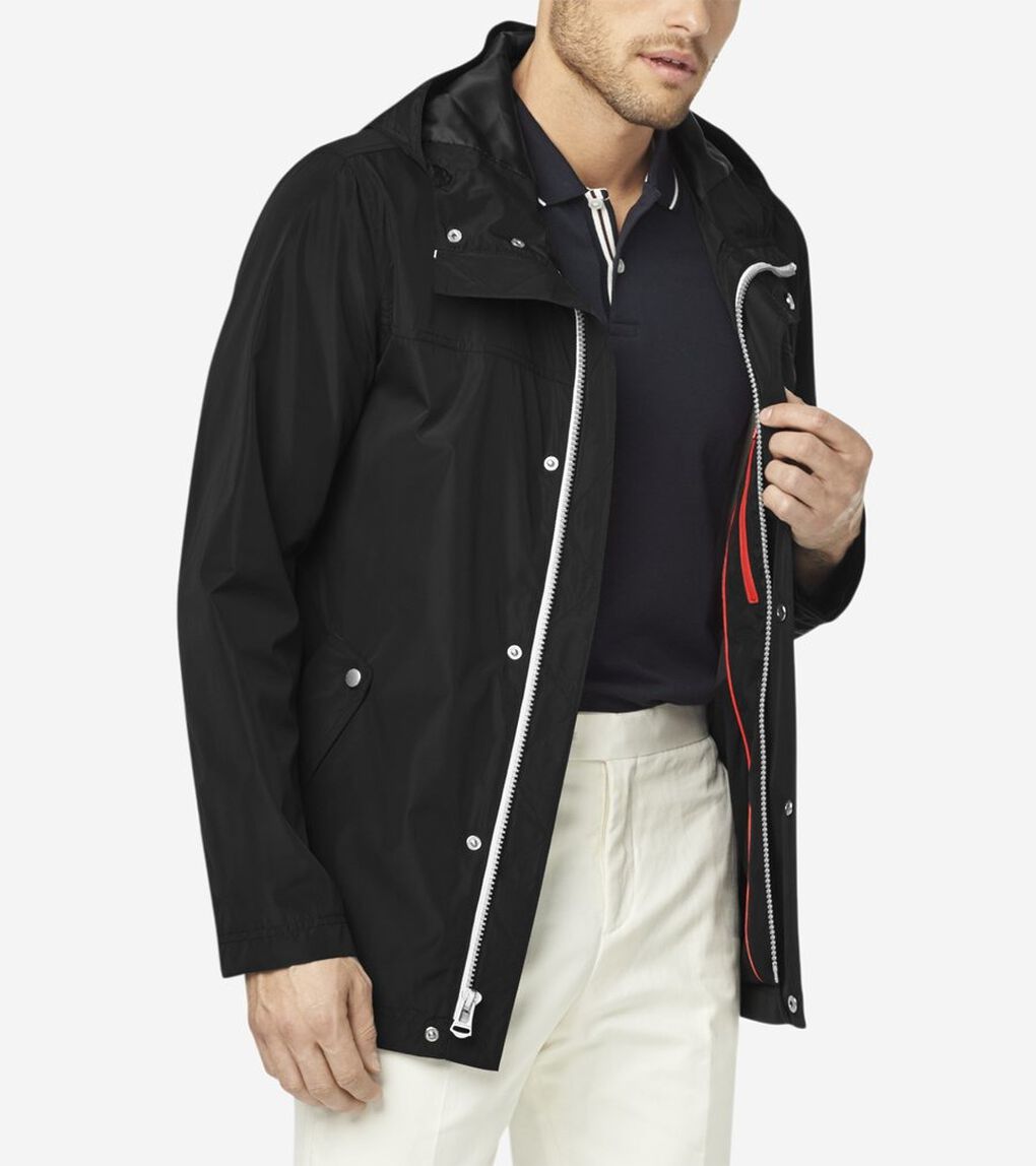 コールハーンメンズナイロンRain Coat with Removable Liner カラー 
