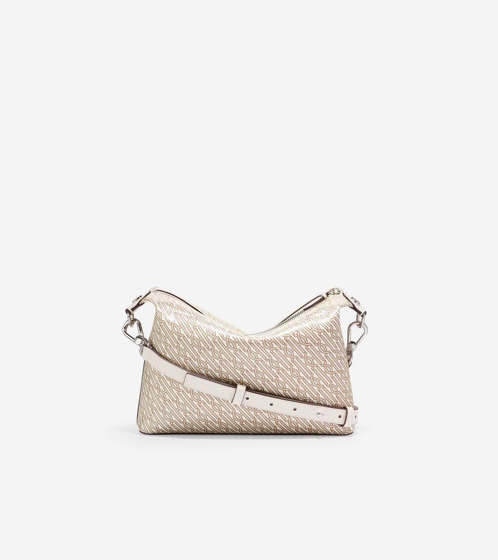 コーテッド キャンバス トップ ジップ クロスボディ womens.
