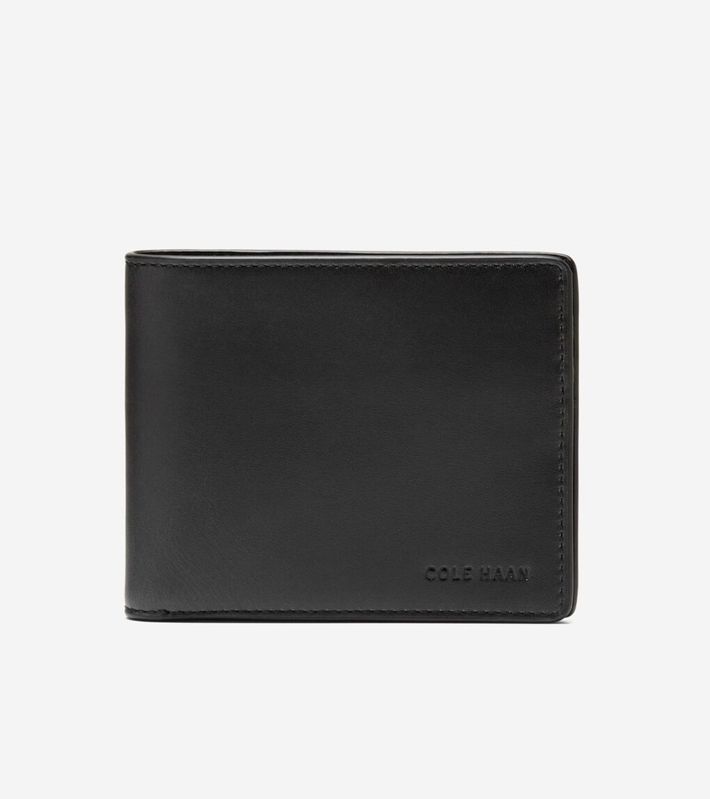 レザースリムフォールドウォレット mens