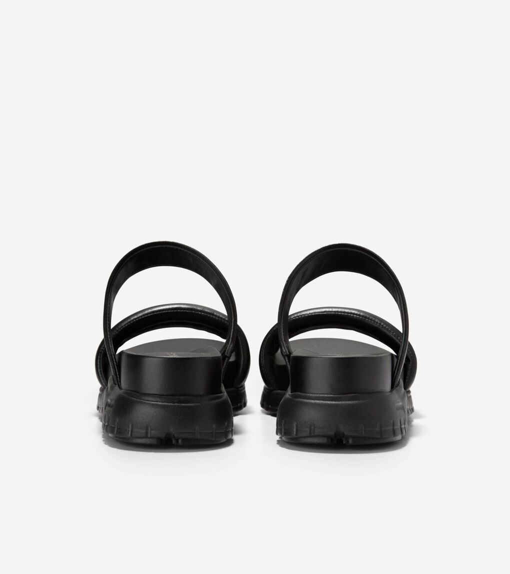 ゼログランド ダブルバンド スライド サンダル womens.