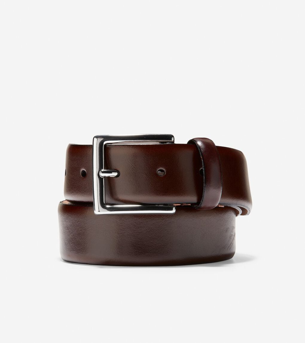 イタリア スムーズ レザー ベルト mens.