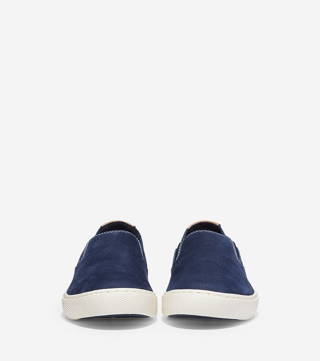 グランドプロ デッキ スリップオン スニーカー mens.