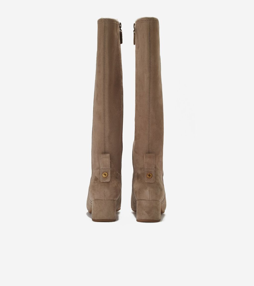 ザ ゴートゥー ブロック ヒール トール ブーツ 45MM womens.