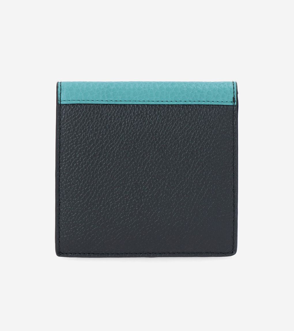 カラーブロック フォールテッド カード ケース mens.