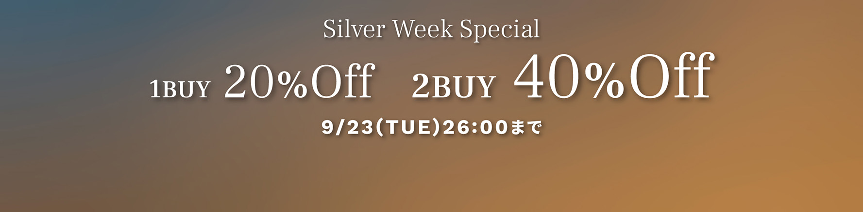 SilverWeekSpecial